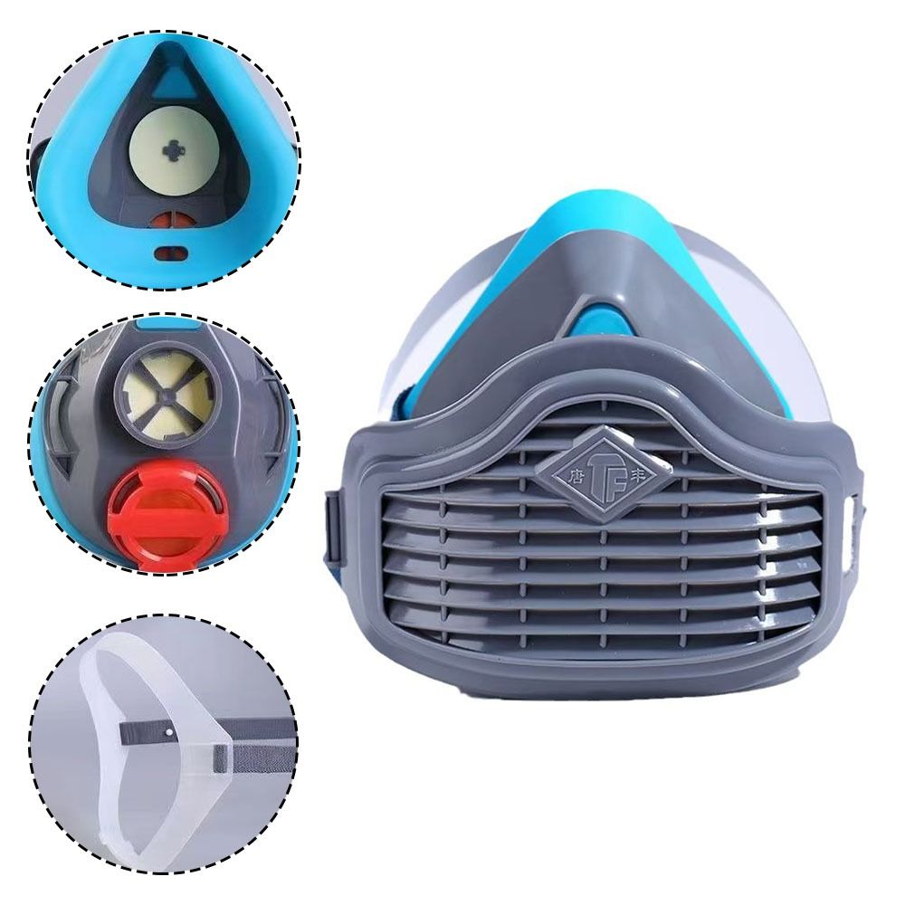 Siliconen stofdicht halfmasker - Respirator Half Face recensie en prijs